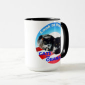 Katten voor de Obama-mok Mok (Voorkant rechts)