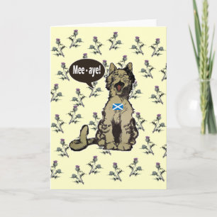 Katten voor de Schotse Onafhankelijkheidskaart Kaart
