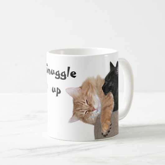 Katten voor enkelvoudig gebruik koffiemok (Voorkant rechts)