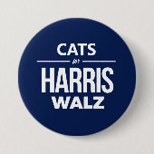 Katten voor Harris Walz Ronde Button 7,6 Cm (Voorkant)