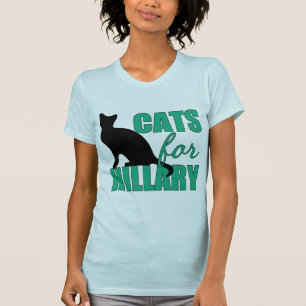 Katten voor Hillary T-shirt