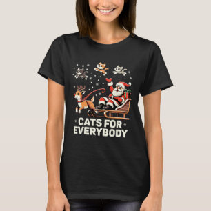 Katten voor iedereen - Grappige Kerstkattenkerstvr T-shirt