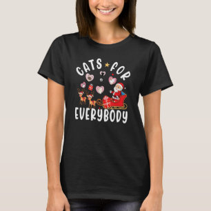 Katten voor iedereen kerstcadeautjes Vrouwen zinge T-shirt