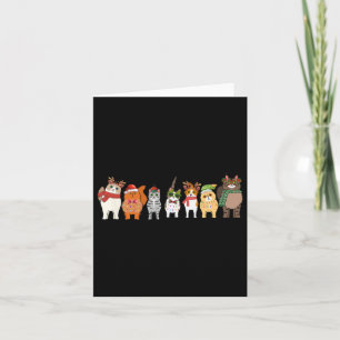 Katten voor iedereen kerstkat Funny Xmas vrouwen Kaart