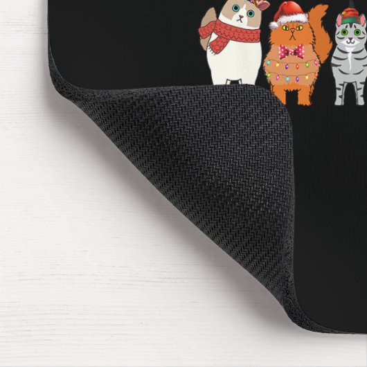 Katten voor iedereen kerstkat Funny Xmas vrouwen Muismat (Hoek)