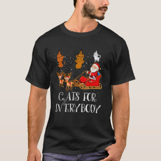Katten Voor Iedereen Kerstkat Kerstmis T-shirt