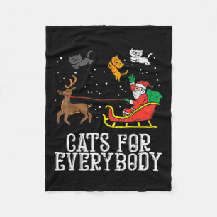 Katten Voor Iedereen Kerstmis Kat Fun Xmas Vrouwen Fleece Deken