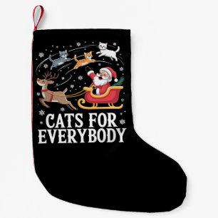 Katten voor iedereen Kerstmis Kat Grappige Kerstmi Kleine Kerstsok