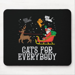 Katten voor iedereen Kerstmis Kat Grappige Kerstmi Muismat