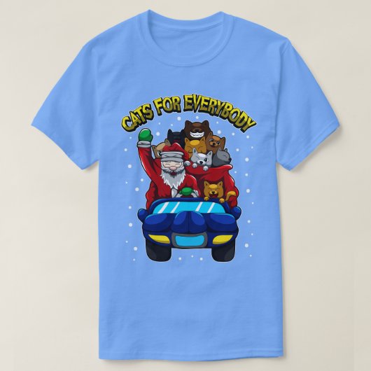 Katten voor iedereen Kittens voor kerstmis T-shirt (Design voorkant)