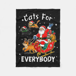 Katten voor iedereen Sinterklaas Kerst Moppertje K Fleece Deken