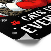 Katten voor iedereen Sinterklaas Kerst Moppertje K Poster (Hoek)