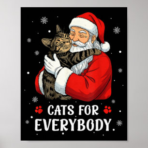 Katten voor iedereen Sinterklaas Kerst Moppertje K Poster