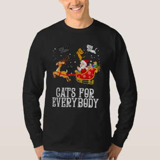 Katten voor iedereen Sinterklaas Kerst Pjs Xmas Ka T-shirt