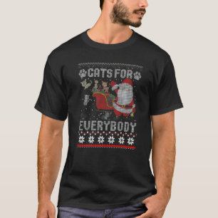 Katten voor iedereen Sinterklaas lelijke kerst Pj' T-shirt