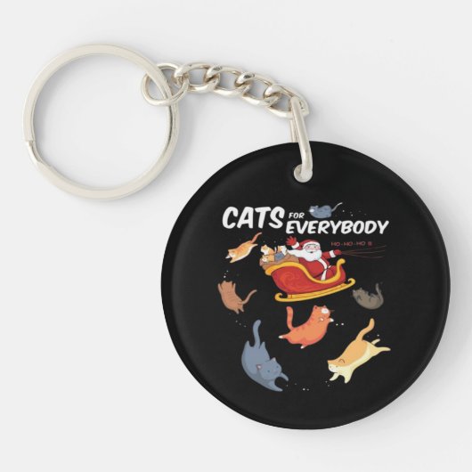 Katten voor iedereen  sleutelhanger (Voorkant)