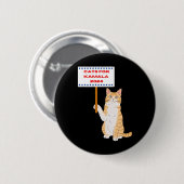 Katten voor Kamala Harris Stem President 2024 USA Ronde Button 5,7 Cm (Voorkant /achterkant)