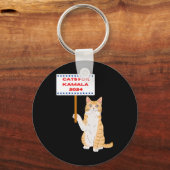 Katten voor Kamala Harris Stem President 2024 USA Sleutelhanger (Voorkant)