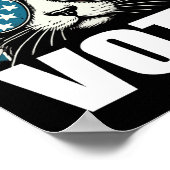 Katten voor Kamala Harris stemmen 2024 Poster (Hoek)