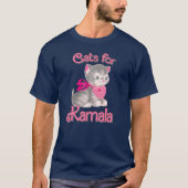 Katten voor Kamala T-shirt (Voorkant)