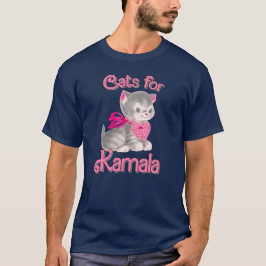 Katten voor Kamala T-shirt (Voorkant)