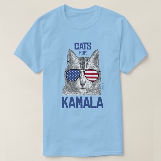 Katten voor Kamala T-shirt (Design voorkant)