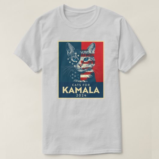 Katten voor Kamala T-shirt (Design voorkant)