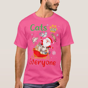 Katten voor kerstkerstkerstkerstkerstkatten t-shirt