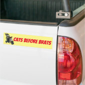 Katten Voor Kinderen Bumpersticker (Op Truck)