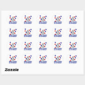 Katten voor Obama Ronde Sticker (Vel)
