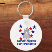Katten voor Obama Sleutelhanger (Voorkant)