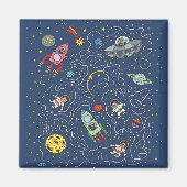 Katten voor ruimtemagneet magneet (Voorkant)