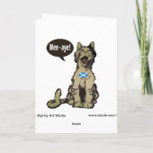 Katten voor Schotse Onafhankelijkheidsdag Kaart (Achterkant)