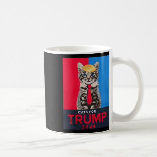 Katten voor Trump 2024 Grappige T-shirt voor Vance Koffiemok