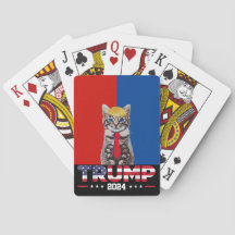Katten voor Trump 2024 | Vance Trump rood blauw