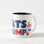 Katten voor Trump Coffee Mok 2024 (Voorkant rechts)