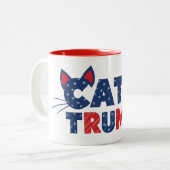 Katten voor Trump Coffee Mok 2024 (Voorkant links)