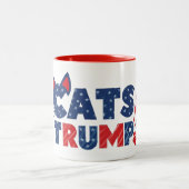 Katten voor Trump Coffee Mok 2024 (Center)