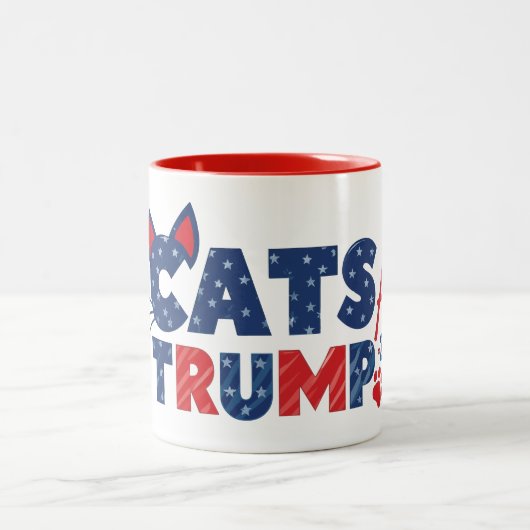 Katten voor Trump Coffee Mok 2024 (Center)