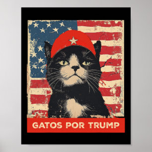 Katten Voor Trump Spaans Grappige Kat Politieke On Poster