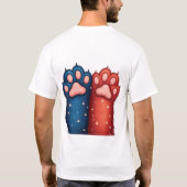 Katten voor Trump T-shirt 2024 (Achterkant)