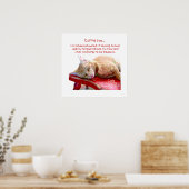 Katten voor verpleegkundigen - Uitputting Poster (Keuken)