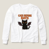 Katten voor vleermuizen Halloween zwarte kat (Voorkant)