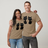 Katten Vrienden Dieren Leuke huisdier cartoon fami T-shirt (Unisex)