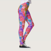 Katten Vrienden Kleurrijke Plezier Leggings (Rechts)