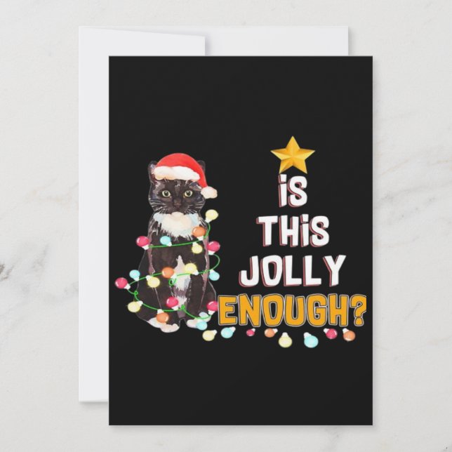 Katten Vrolijk Kerstfeest (Voorkant)