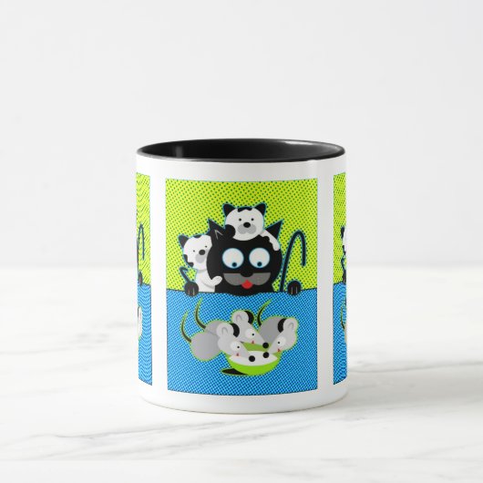Katten vs. Mok van muizen Koffie (Midden)