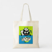 Katten vs. muizen Canvas tas (Achterkant)