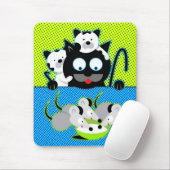 Katten vs. muizen Muismat (Met muis)