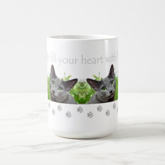 Katten vullen uw hart Mok (Center)